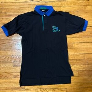 Vintage New York City Marathon Polo Shirt SMALL